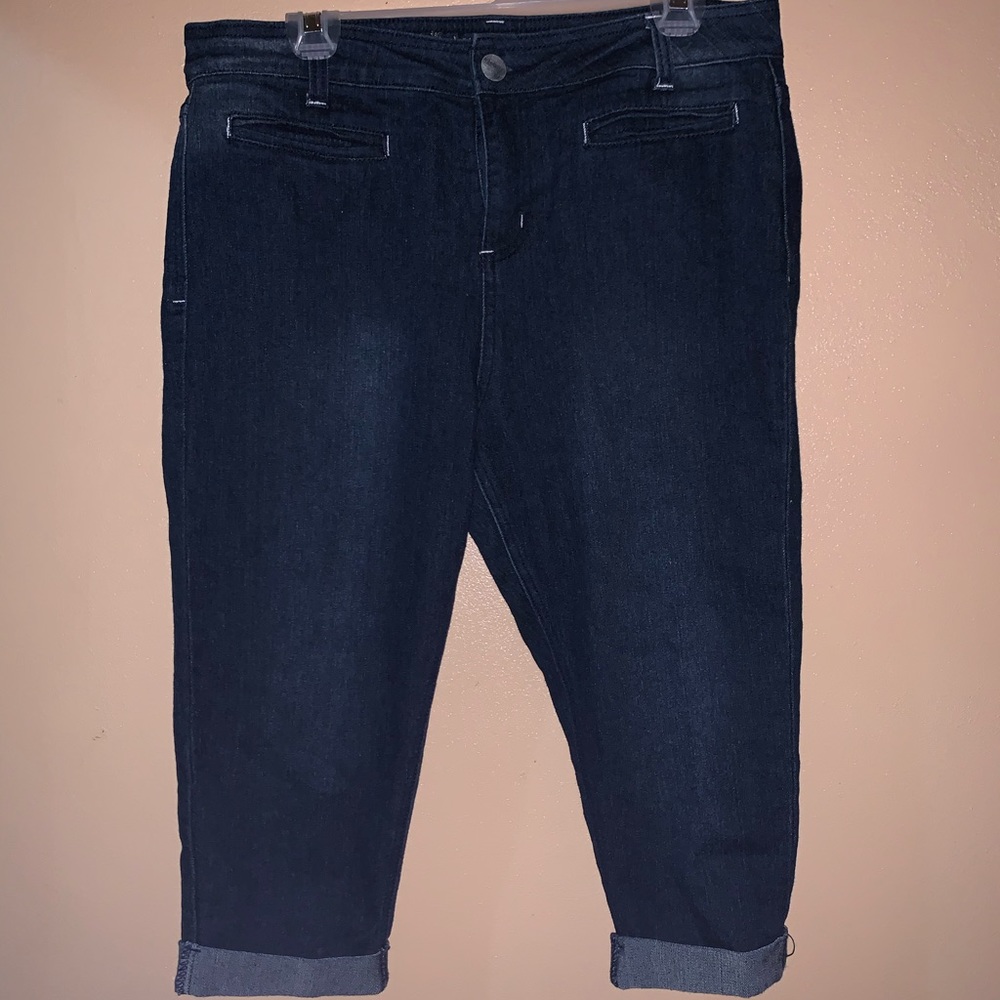 Short Medium dark wash Jeans size 14